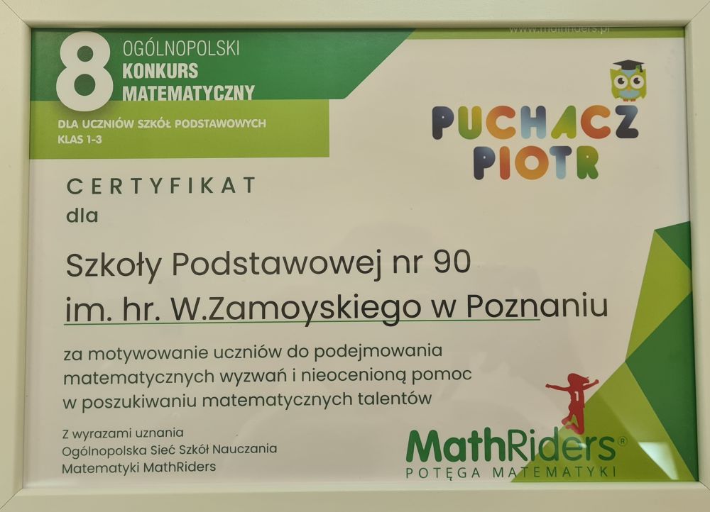 Szkoła Podstawowa nr 90 - Puchacz piotr